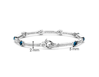 Bracciale Ti Sento Milano Donna in Argento Zirconia 2892DB - 2892DB